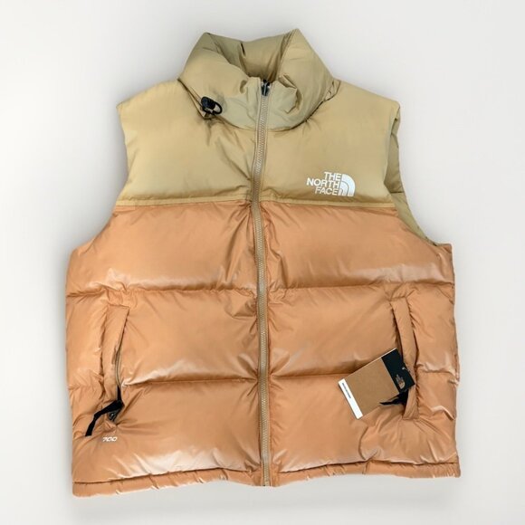 The North Face Almond Butter 1996 Retro Nuptse 700 Down Vest Jacket NWT - Picture 1 of 12
